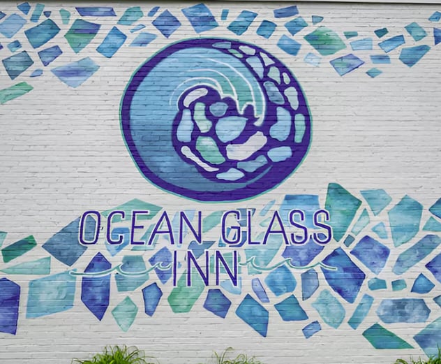 Ocean Glass Flag